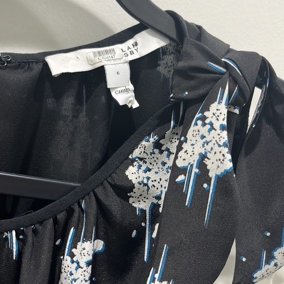 Derek Lam 10 Crosby Silk Mini Floral Sleeveless  Dress Sz 6 - Picture 4 of 9